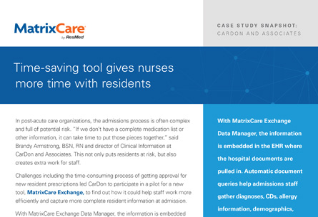 case study: New data tool gives nurses more time with residents